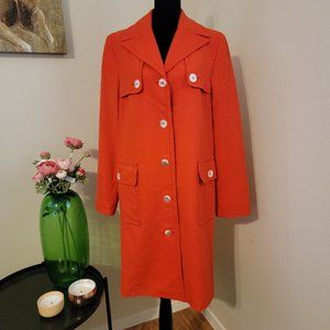 Vintage 1980's Michael Kors Wool Trench Coat